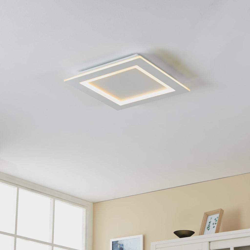 Smart LED-taklampe Padrogiano-Z 45x45 cm RGB CCT bakside