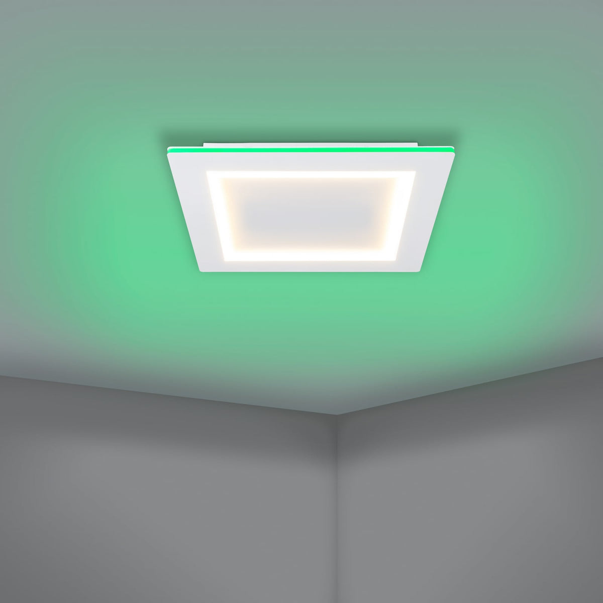 Smart LED-taklampe Padrogiano-Z 45x45 cm RGB CCT sideprofil
