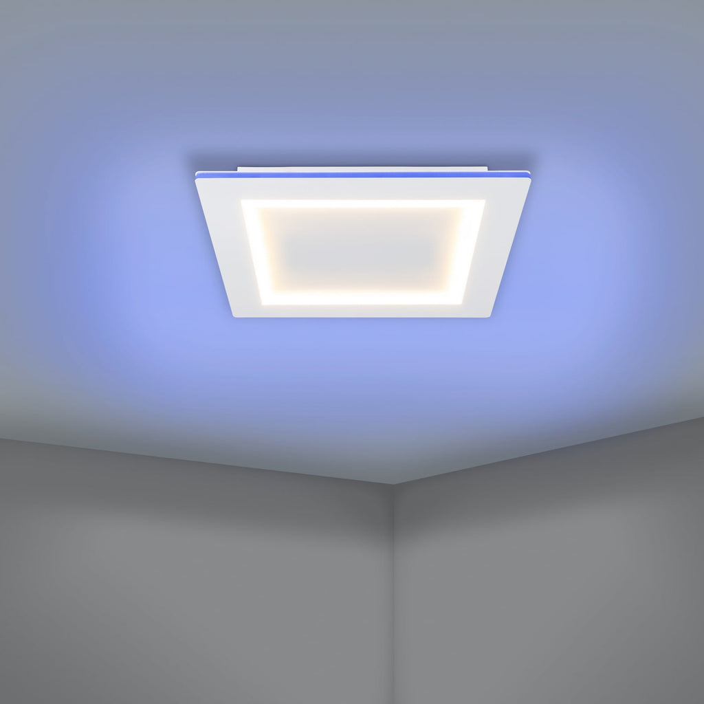 Smart LED-taklampe Padrogiano-Z 45x45 cm RGB CCT appstyring
