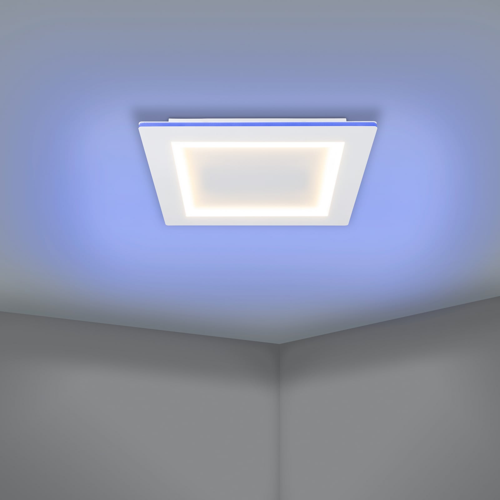 Smart LED-taklampe Padrogiano-Z 45x45 cm RGB CCT appstyring