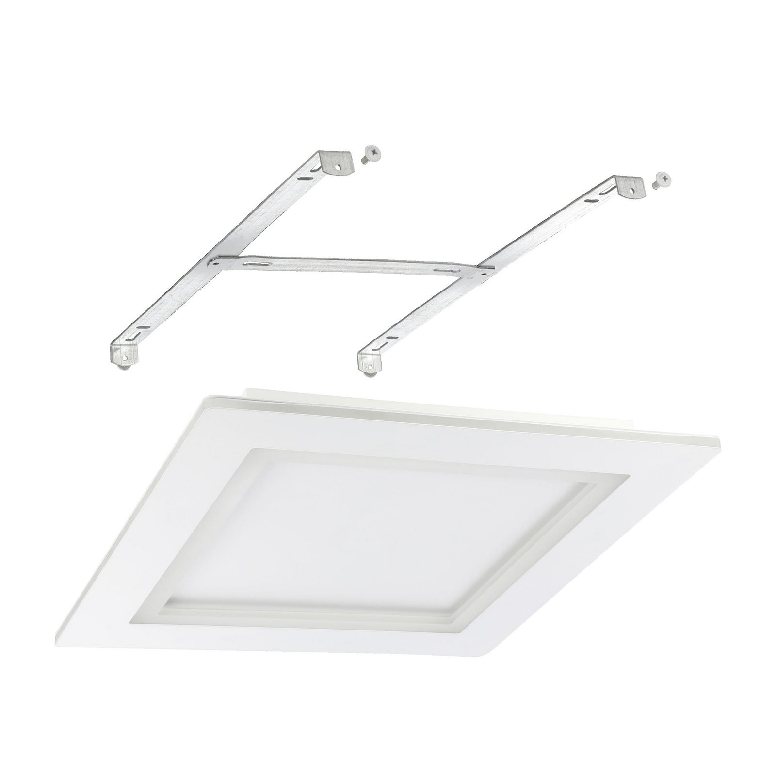 Smart LED-taklampe Padrogiano-Z 45x45 cm RGB CCT dimmefunksjon