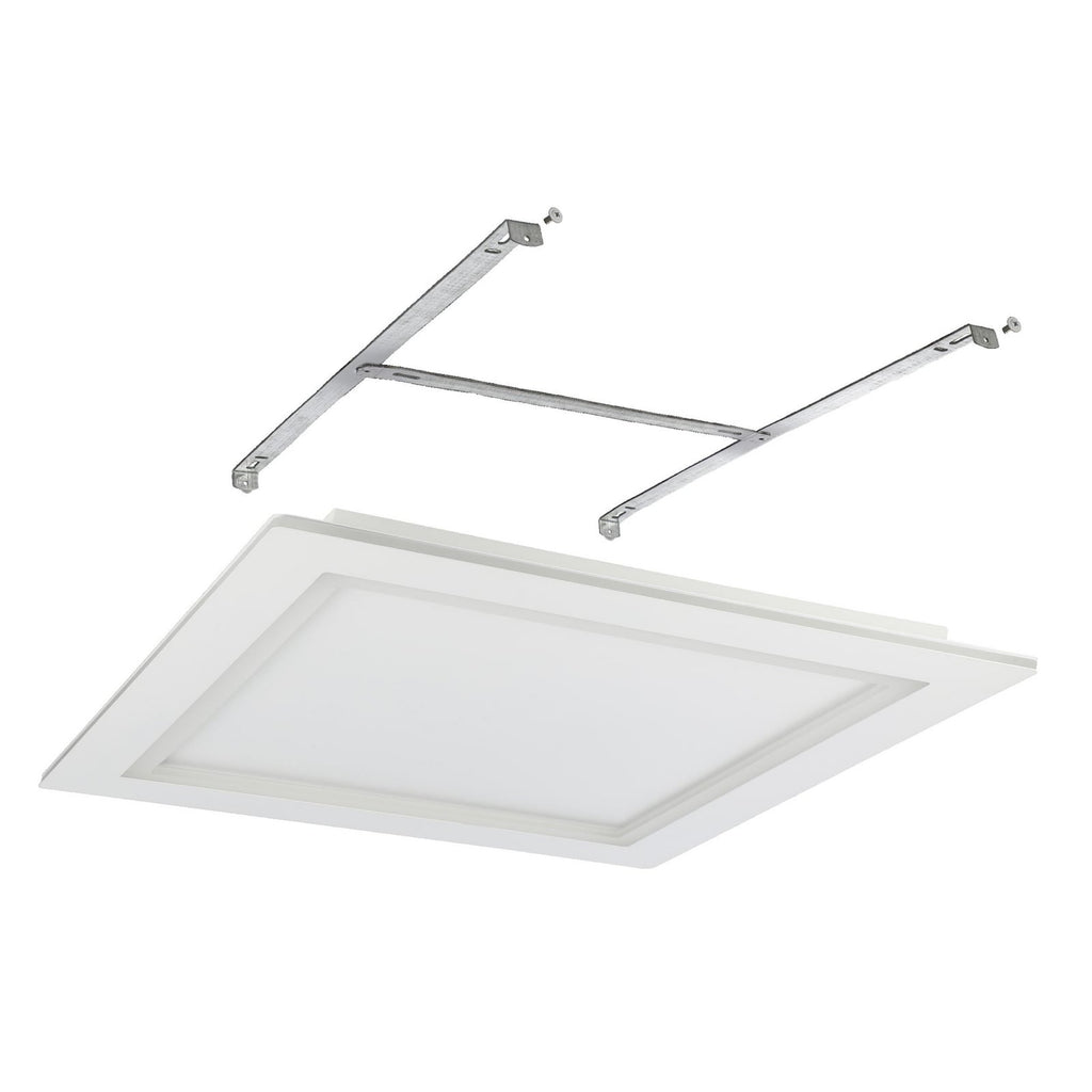 Smart LED-taklampe Padrogiano-Z hvit RGB CCT 60x60 cm lysdetalj