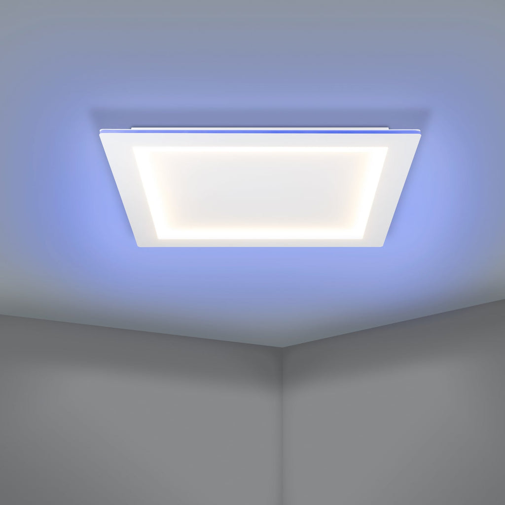 Smart LED-taklampe Padrogiano-Z hvit RGB CCT 60x60 cm med fjernkontroll