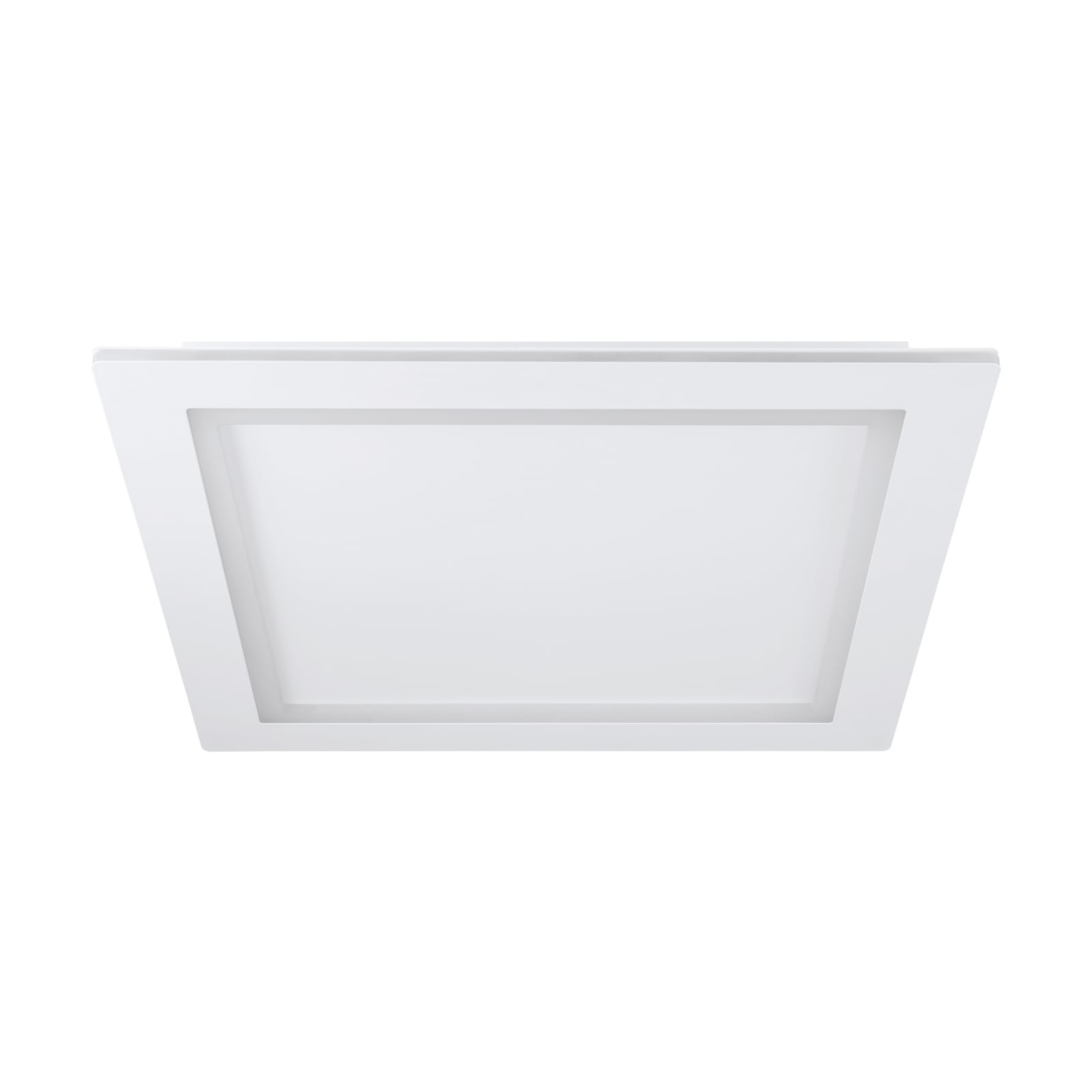 Smart LED-taklampe Padrogiano-Z hvit RGB CCT 60x60 cm montert i rom