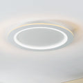Smart LED-taklampe Padrogiano-Z RGB CCT dimbar Ø60 cm hvit forfra