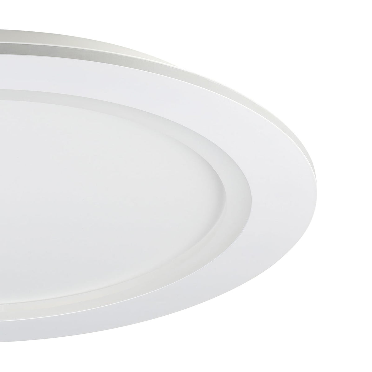 Smart LED-taklampe Padrogiano-Z RGB CCT dimbar Ø60 cm hvit stemmekontroll