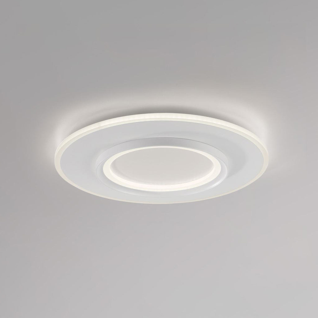 Smart LED taklampe Q-Kalina dimbar CCT RGB hvit Ø50 cm forfra