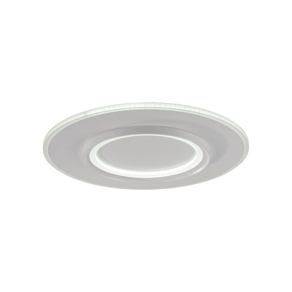 Detalj av Smart LED taklampe Q-Kalina dimbar CCT RGB hvit Ø50 cm