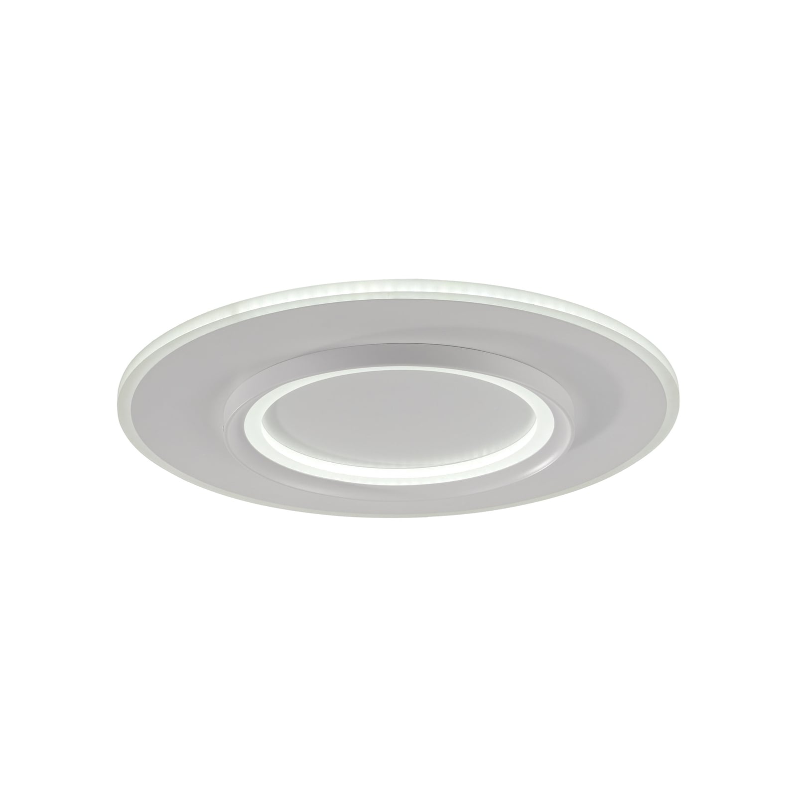 Detalj av Smart LED taklampe Q-Kalina dimbar CCT RGB hvit Ø50 cm