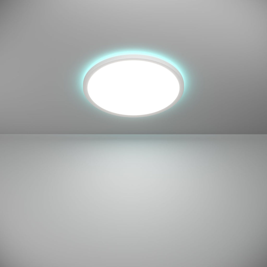 Smart LED taklampe Rovito-Z dimbar CCT RGB hvit fjernkontroll