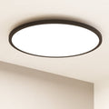 Smart LED-taklampe Sarsina-Z CCT dimbar svart forfra