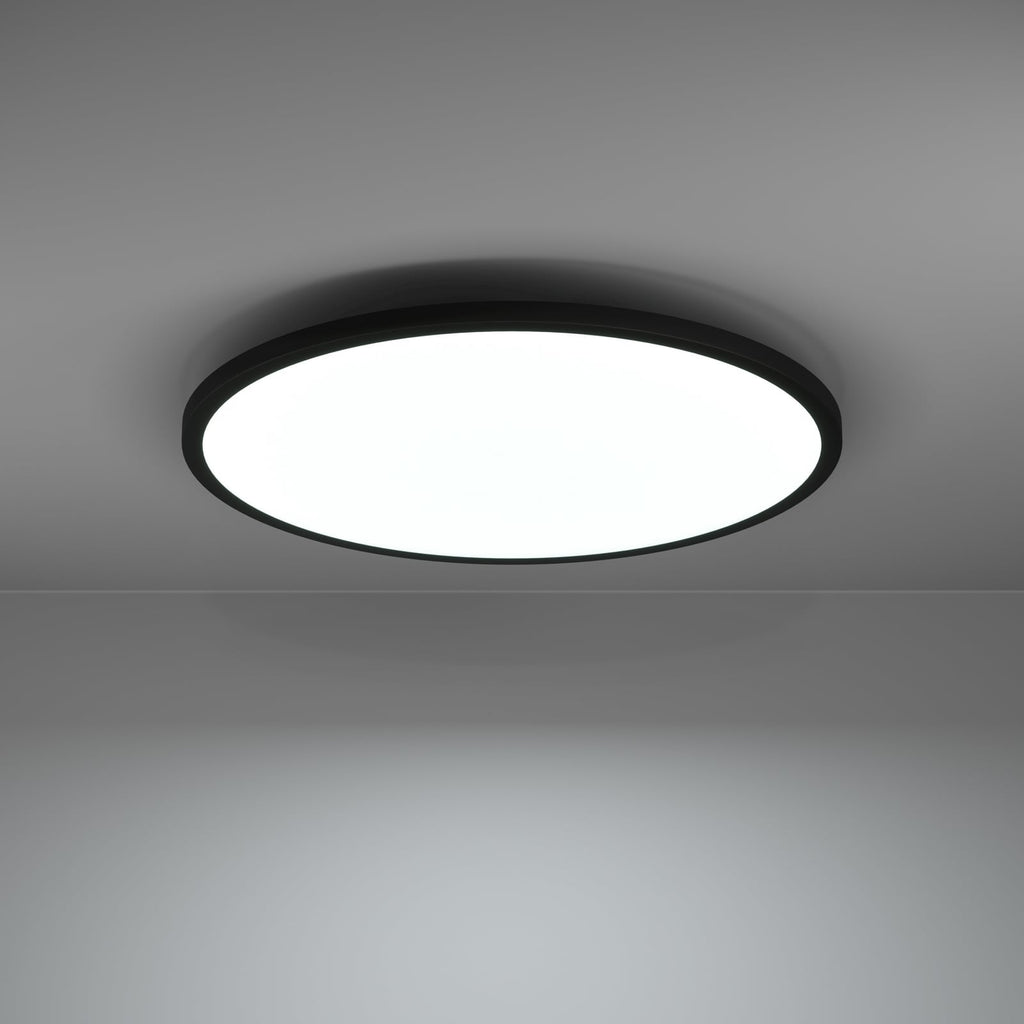 Smart LED-taklampe Sarsina-Z CCT dimbar svart med app-styring