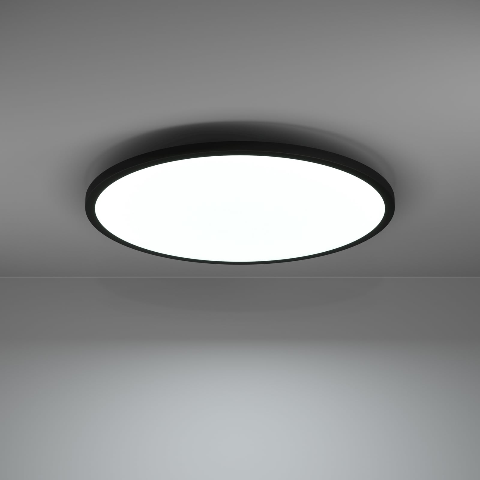 Smart LED-taklampe Sarsina-Z CCT dimbar svart med app-styring