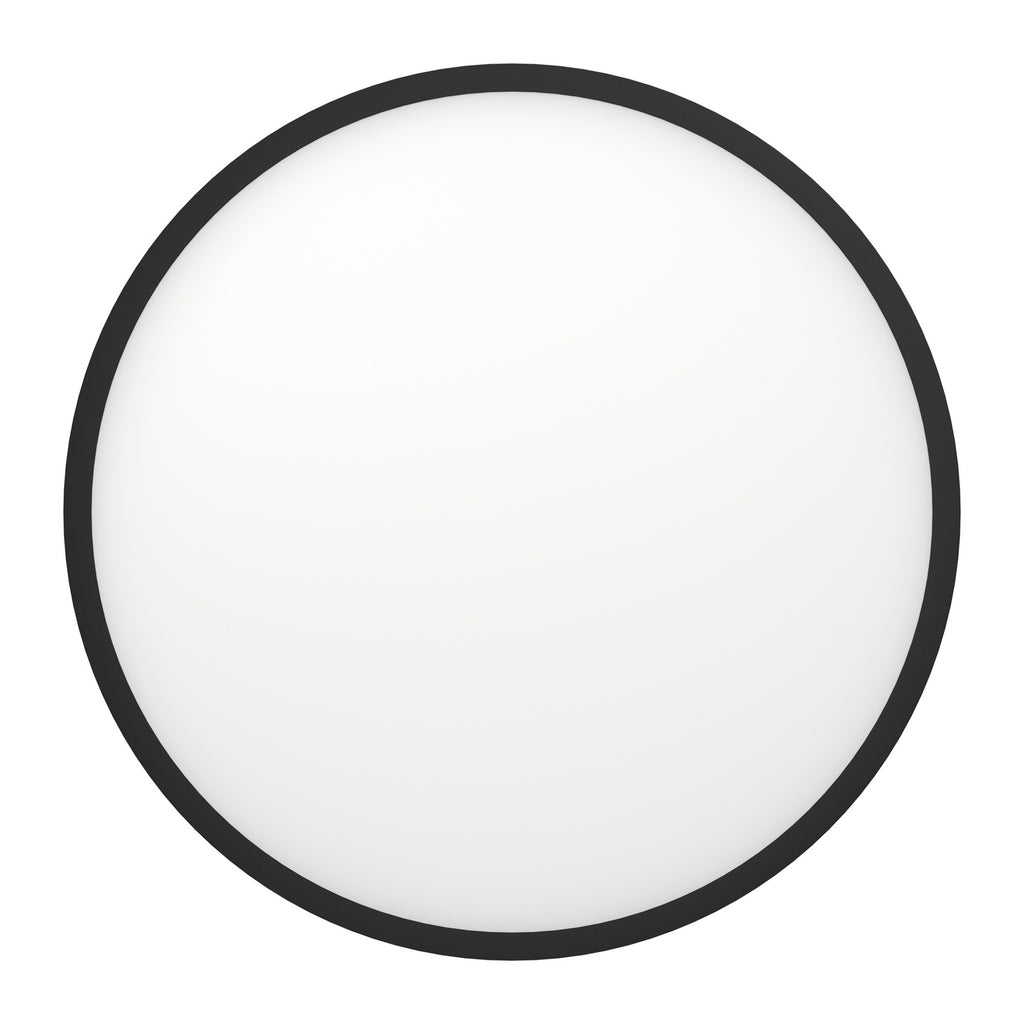 Smart LED-taklampe Sarsina-Z CCT dimbar svart styres med stemmekontroll