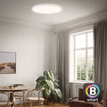 Smart LED-taklampe Slim S dimbar CCT hvit Ø45 cm front