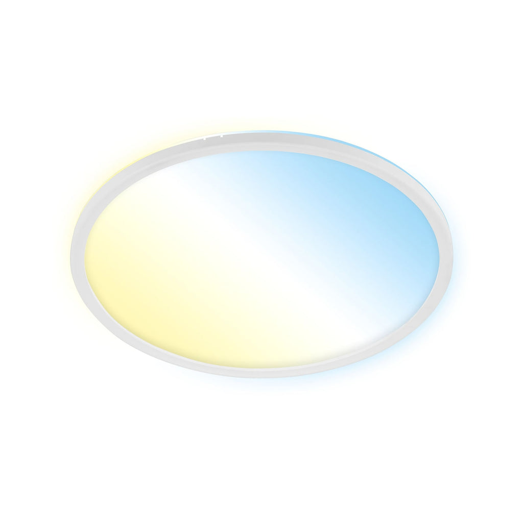 Smart LED-taklampe Slim S dimbar CCT hvit Ø45 cm detalj