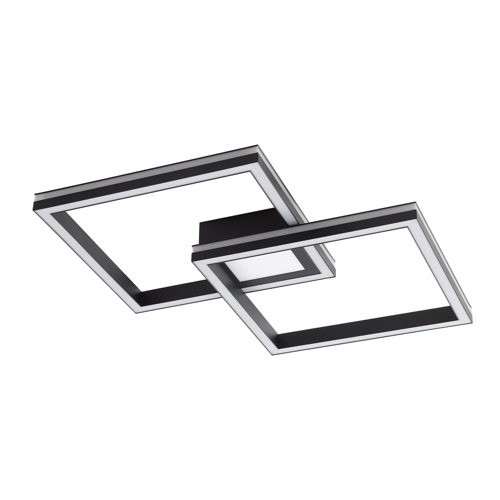 Smart LED-taklampe Tjado dimbar RGB CCT 85x57 cm svart detalj