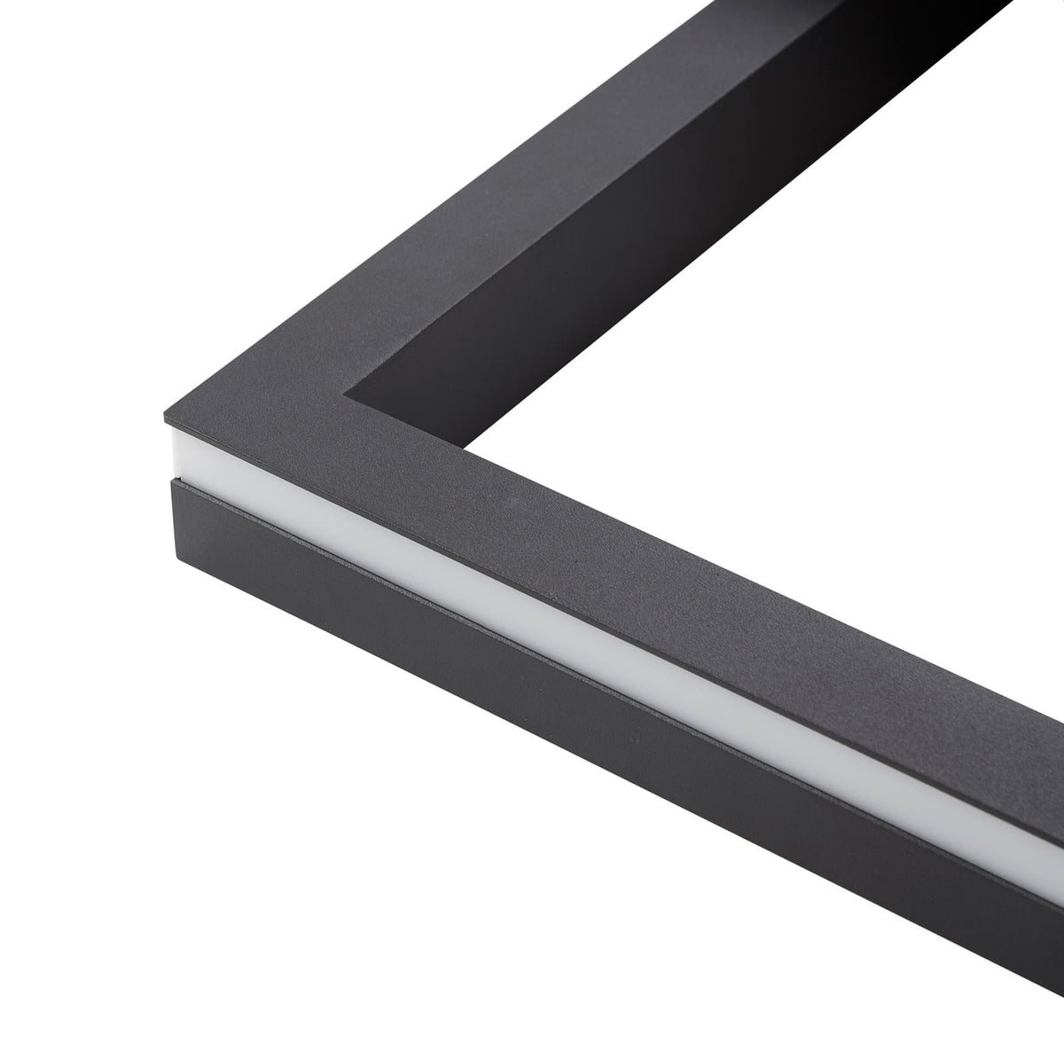 Smart LED-taklampe Tjado dimbar RGB CCT 85x57 cm svart fjernkontroll