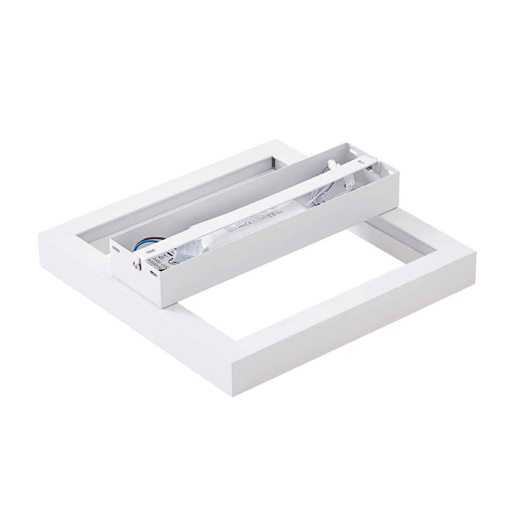 Smart LED-taklampe Tjado dimbar RGBW Ø30 cm hvit lys i ulike farger