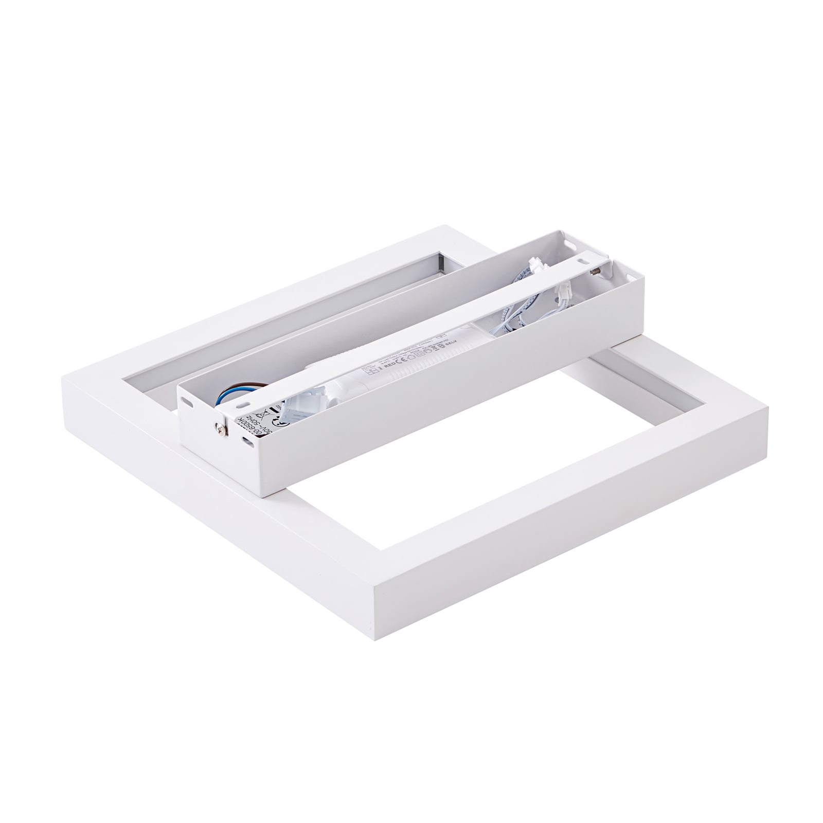 Smart LED-taklampe Tjado dimbar RGBW Ø30 cm hvit lys i ulike farger