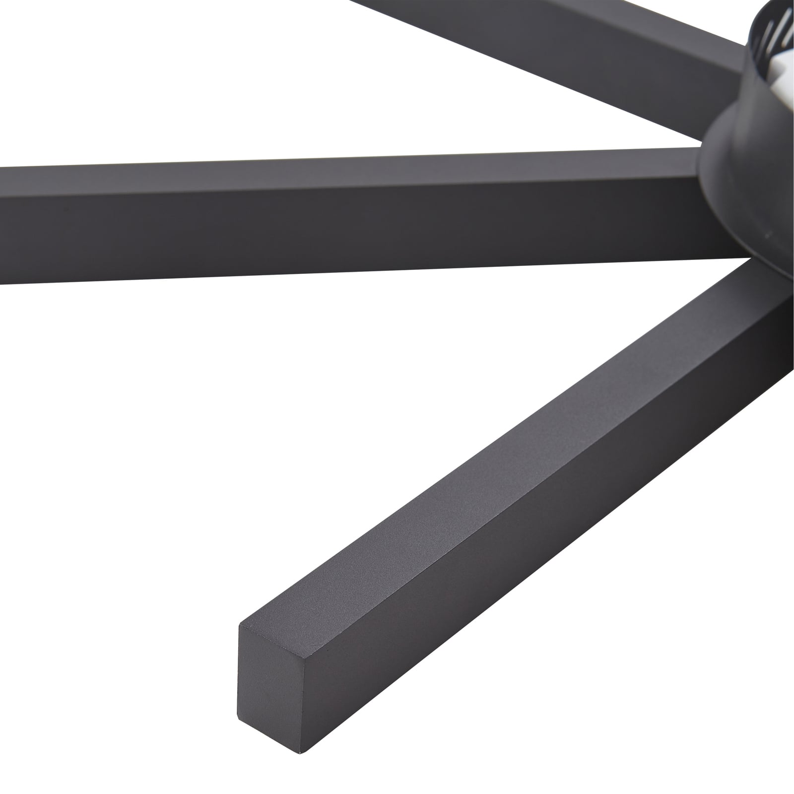 Smart LED-taklampe Tjado svart fjernkontroll