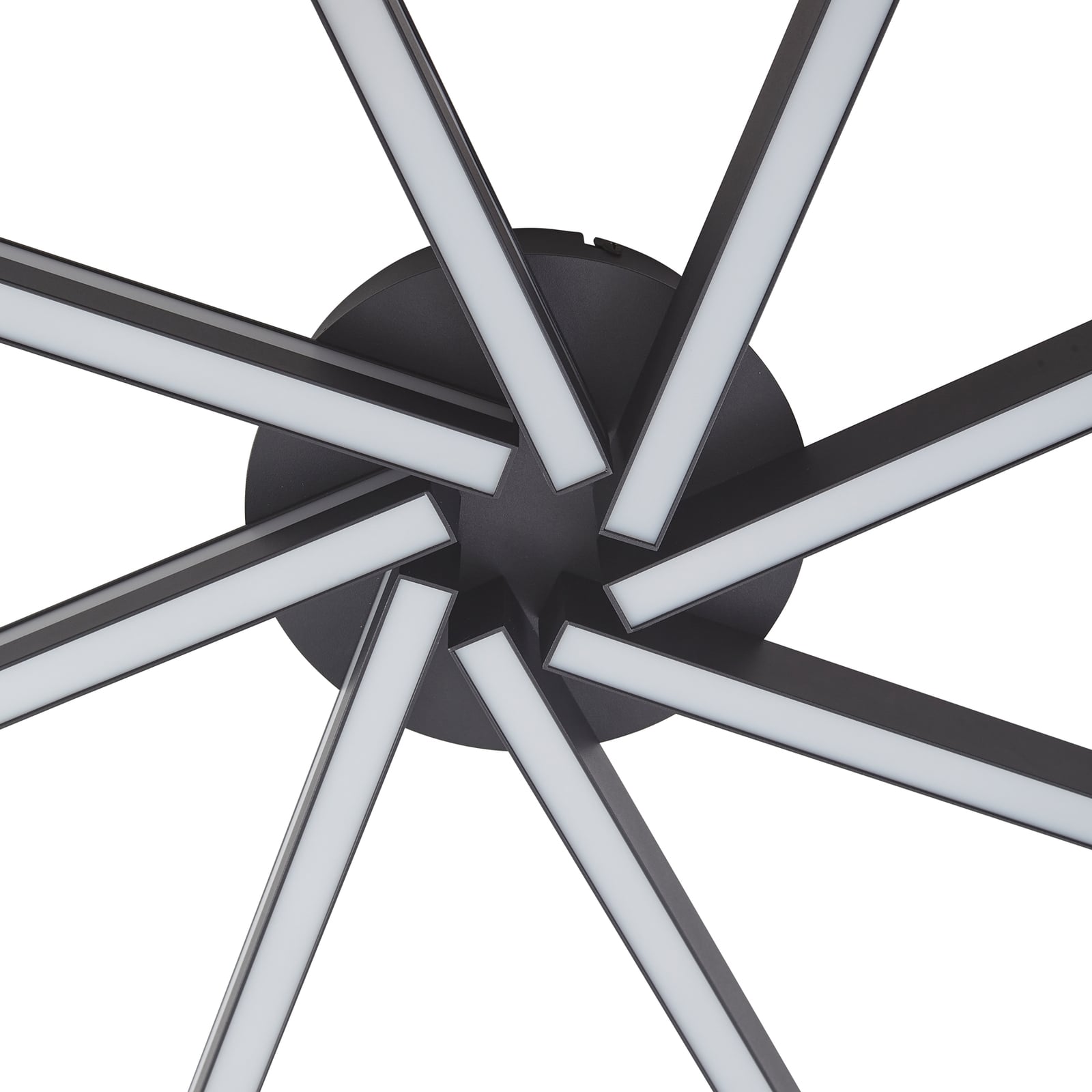 Smart LED-taklampe Tjado svart nærbilde