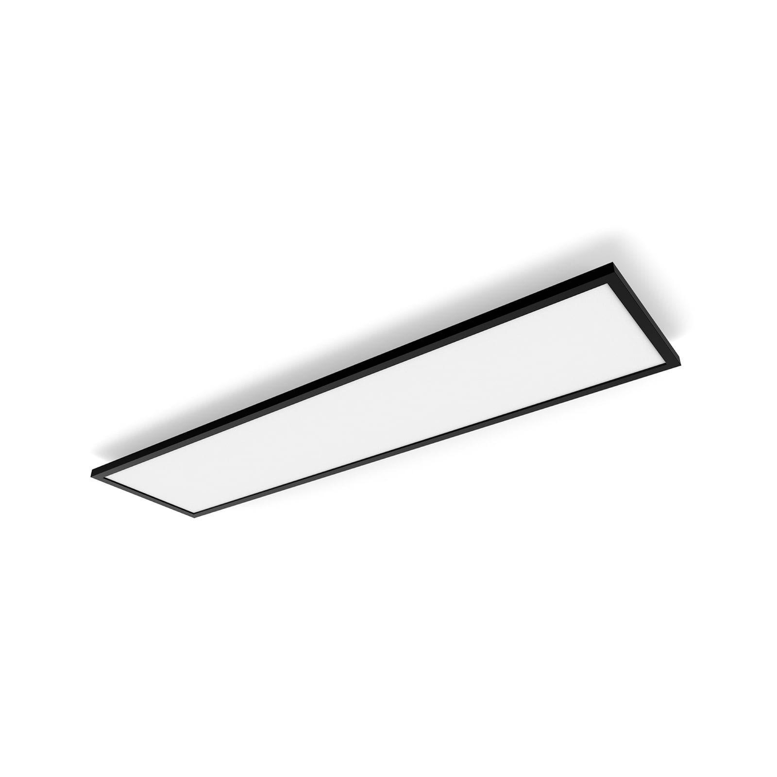 Smart LED-takpanel Aurelle svart 120x30 cm CCT dimbar bakside