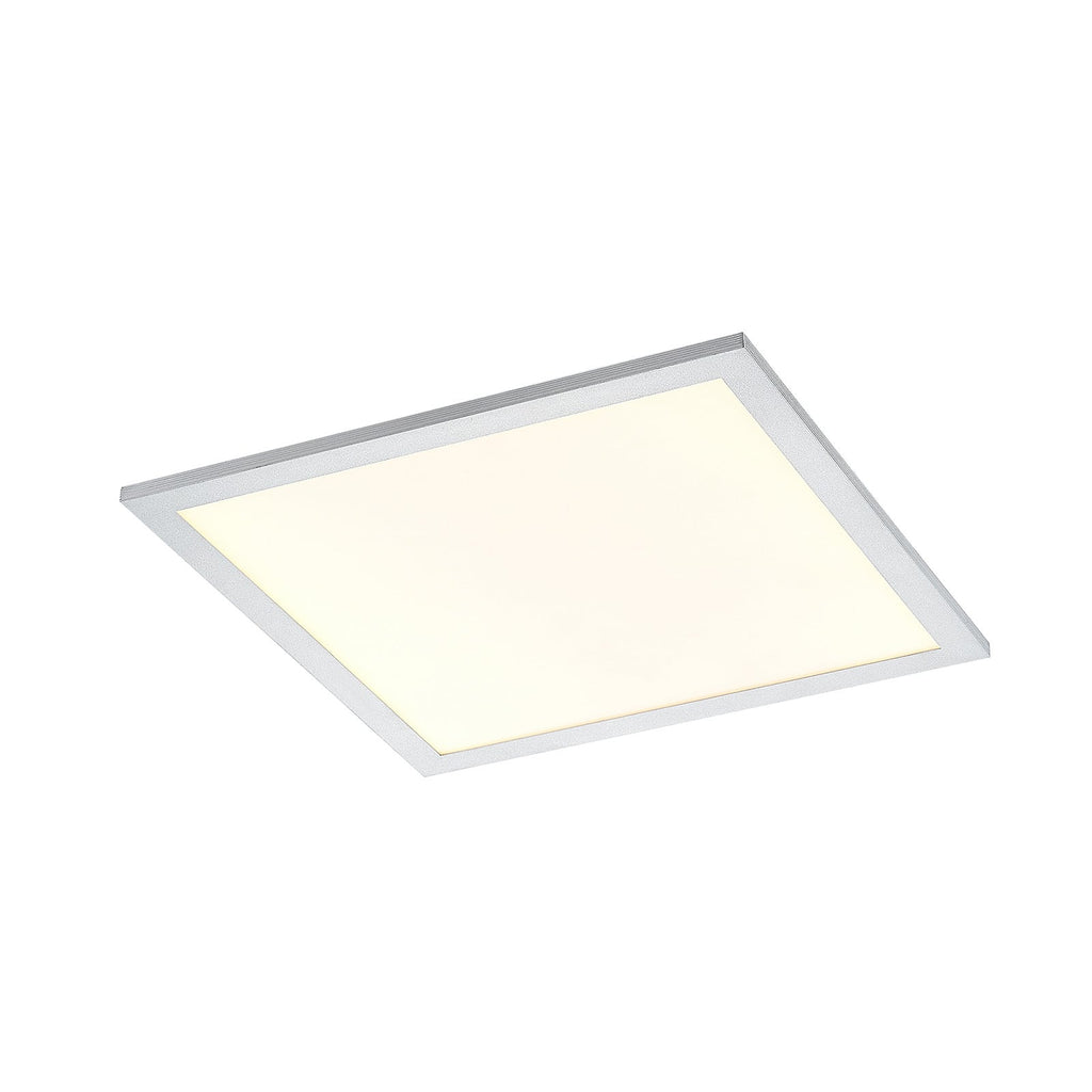 Smart LED takpanel Kjetil 40x40 cm dimbar RGB CCT sølv detalj