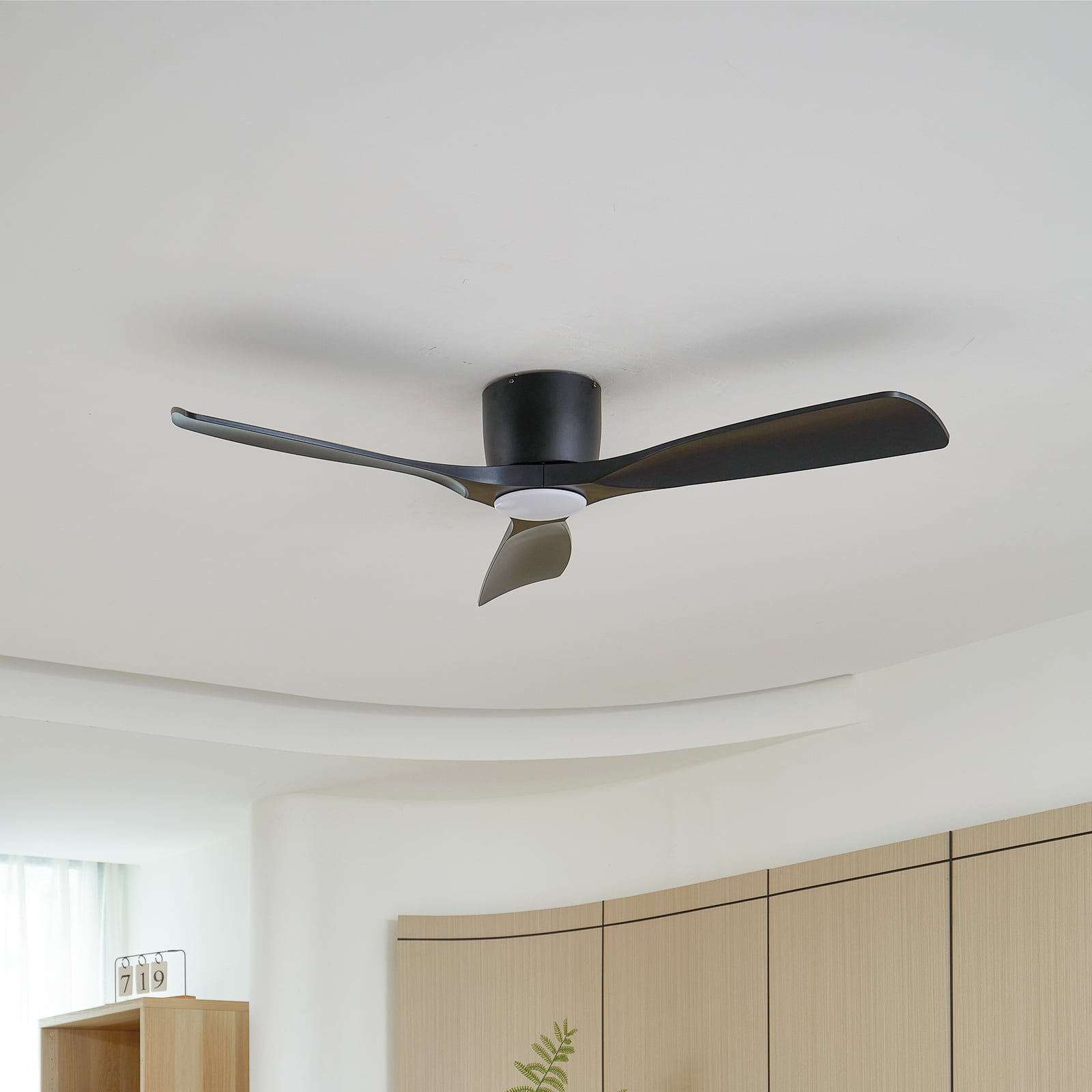 Smart LED takvifte Moneno dimbar svart bakside