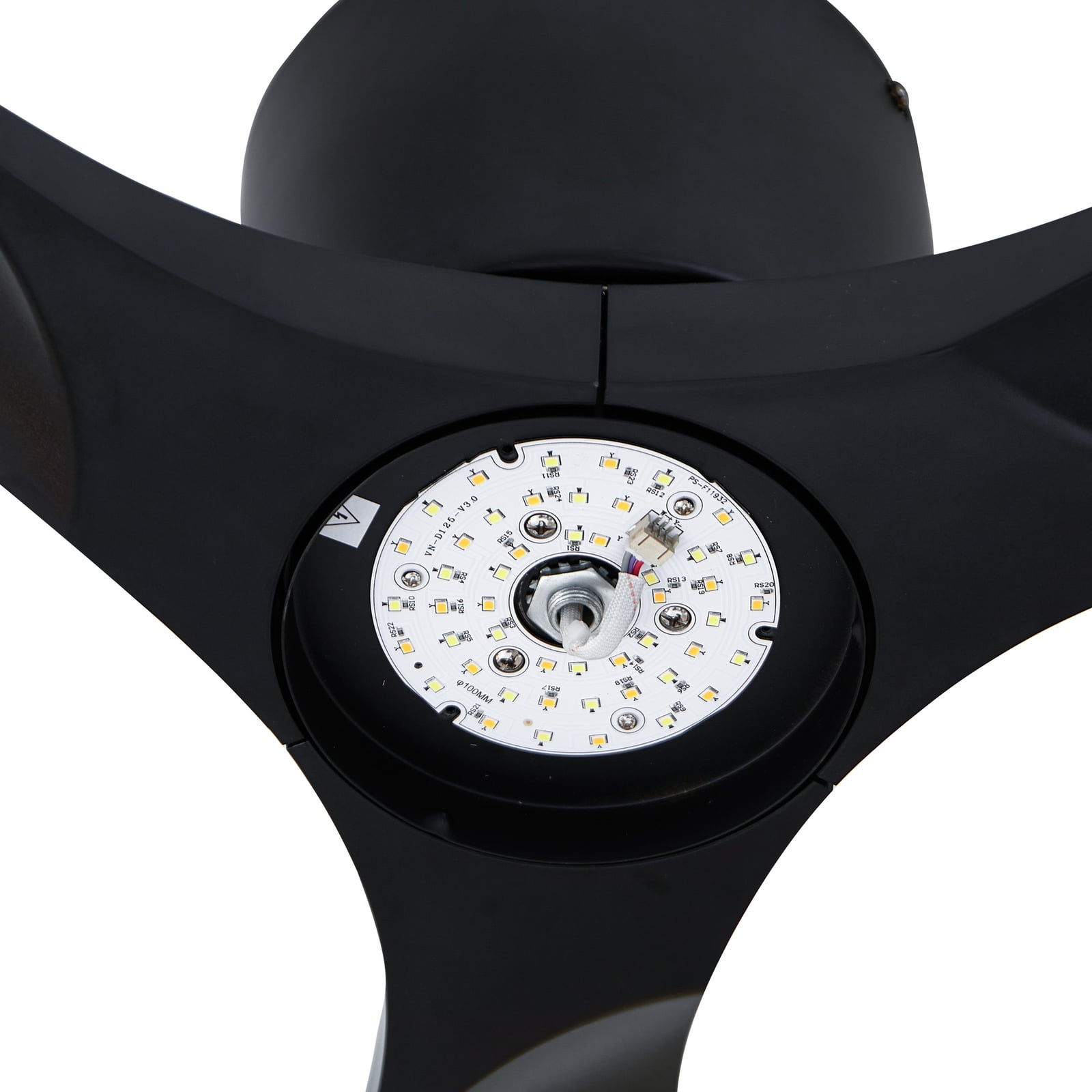 Smart LED takvifte Moneno dimbar svart sideprofil