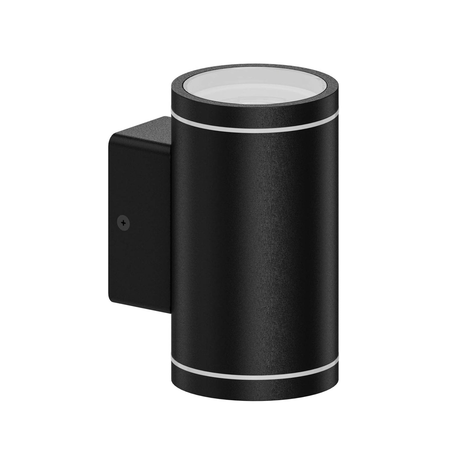 Smart LED utevegglampe opp/ned CCT RGB IP54 svart - Calex bakside