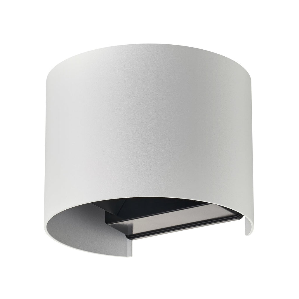 Smart LED utevegglampe Dara rund hvit CCT RGB IP54 produktbilde