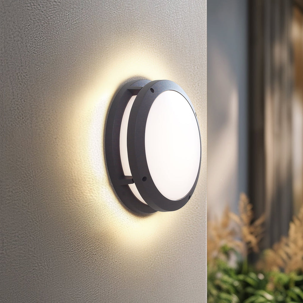 Smart LED utevegglampe Liren CCT RGB dimbar forfra