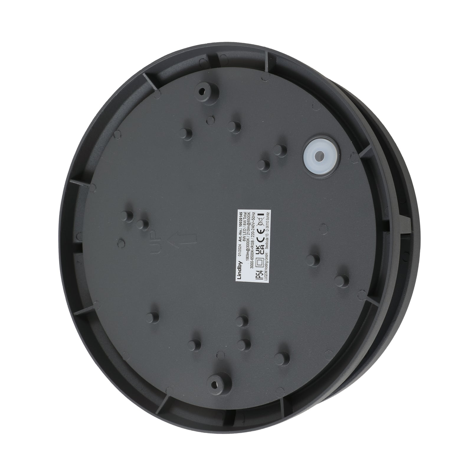 Smart LED utevegglampe Liren CCT RGB dimbar med lysstyrke innstilling