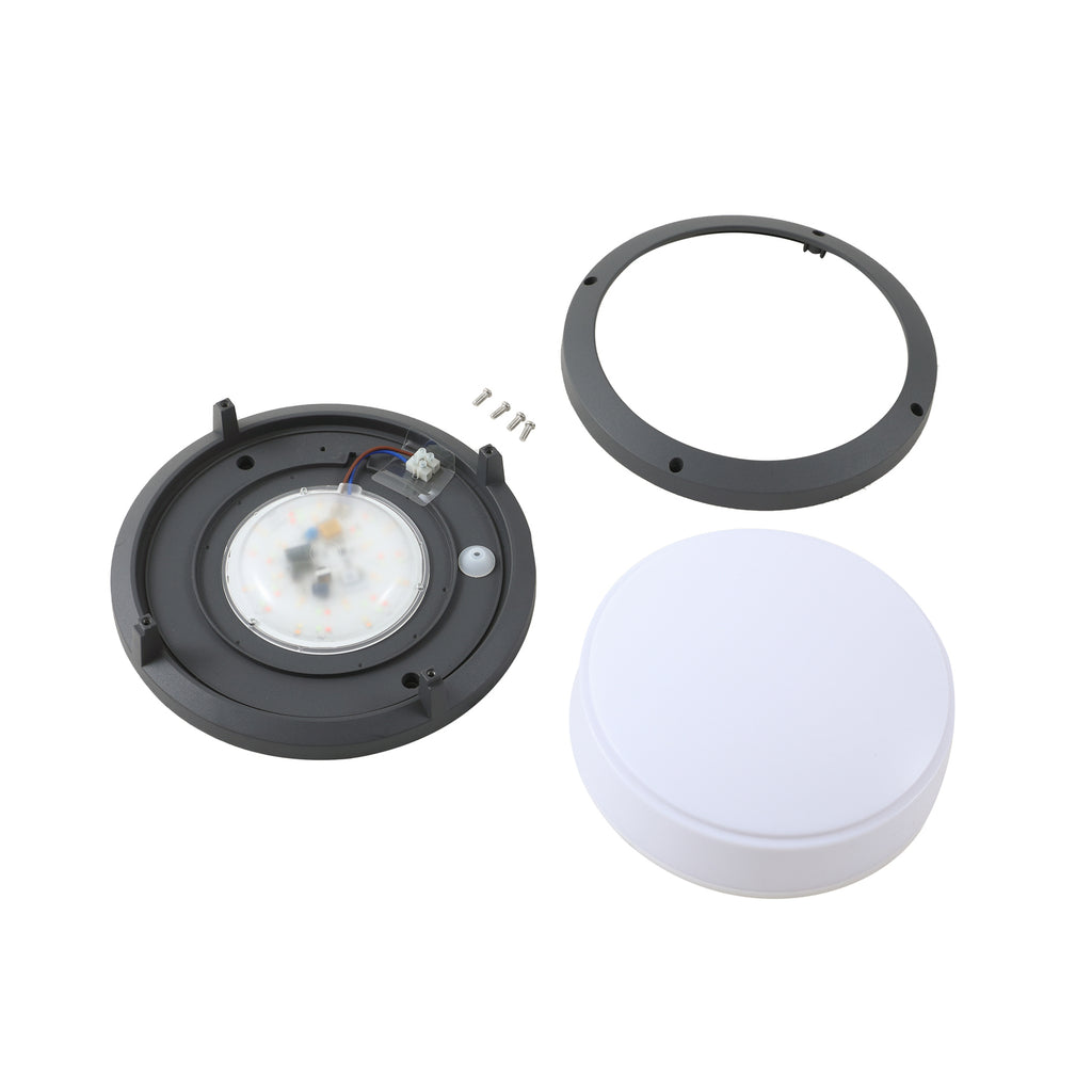 Smart LED utevegglampe Liren CCT RGB dimbar installasjon
