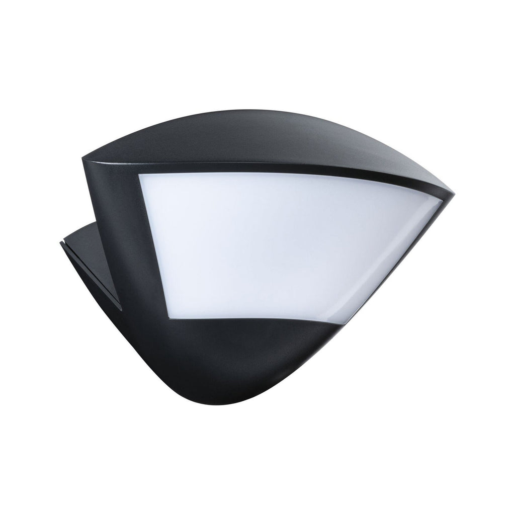 Smart LED utevegglampe Skyla med bevegelsessensor antrasitt bakside