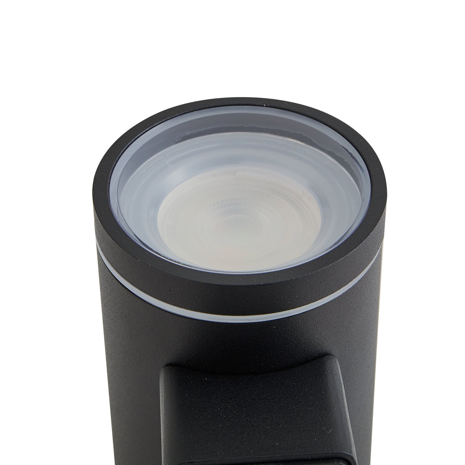 Smart LED utevegglampe Valtin CCT RGB rustfritt stål IP54 sideprofil