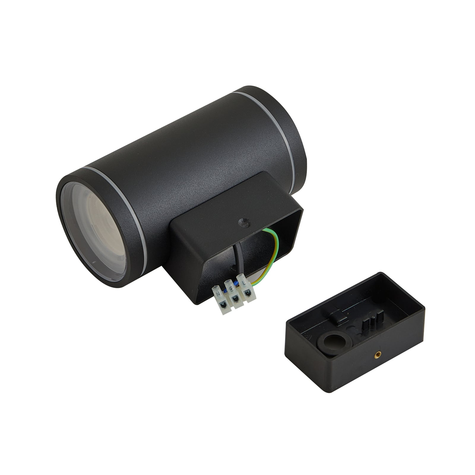 Smart LED utevegglampe Valtin CCT RGB rustfritt stål IP54 lys på vegg