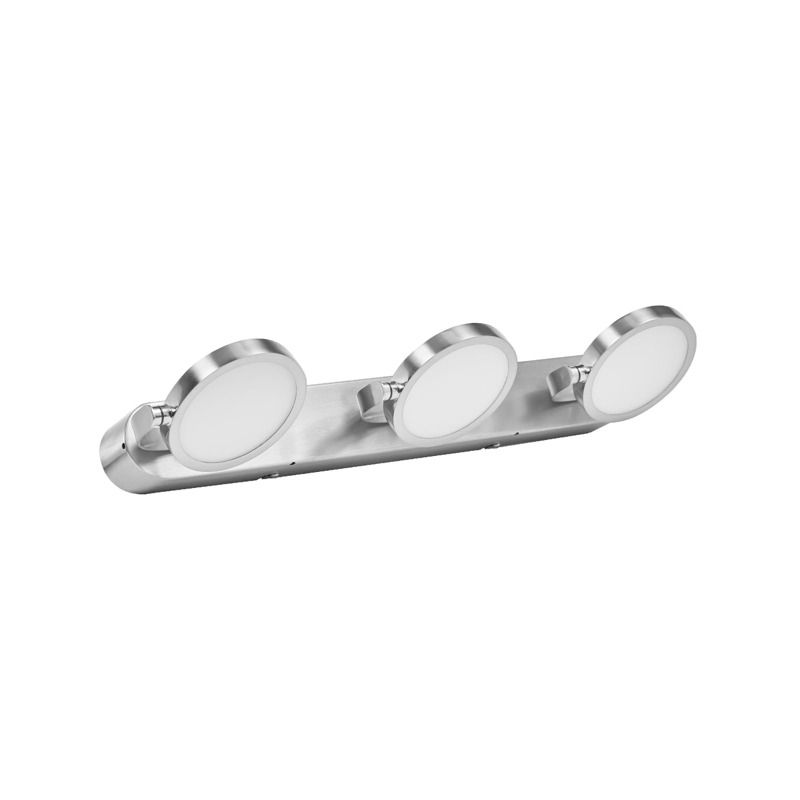 Smart LED veggspot 3-lys dimbar sølv CCT IP44 - LEDVANCE SMART+ forfra