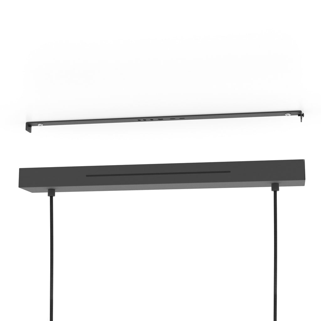Visning av smart styring med app for Hornwood-Z 4-lys LED dimbar RGB CCT svart/tre