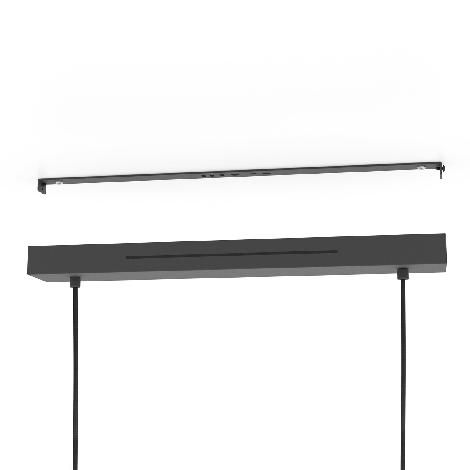 Visning av smart styring med app for Hornwood-Z 4-lys LED dimbar RGB CCT svart/tre