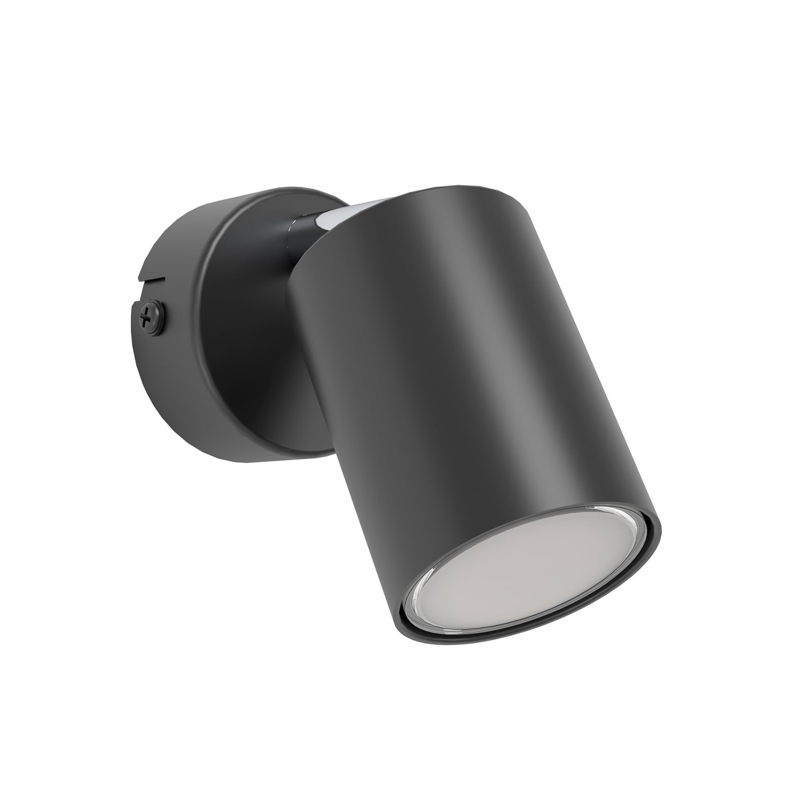 Smart takspot Adfira-Z 1-lys stål svart dimbar CCT GU10 fra EGLO connect