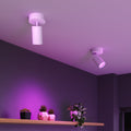 Smart takspot GU10 LED RGBW dimbar hvit Ø10 cm WiFi - Calex forfra