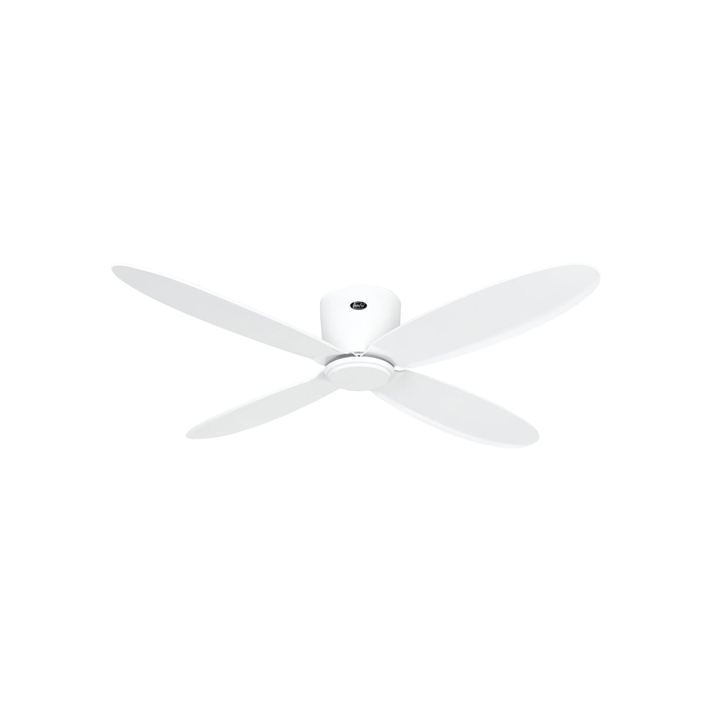 Smart takvifte Eco Plano II Ø132 cm hvit DC med fjernkontroll forfra