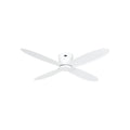 Smart takvifte Eco Plano II Ø132 cm hvit DC med fjernkontroll forfra