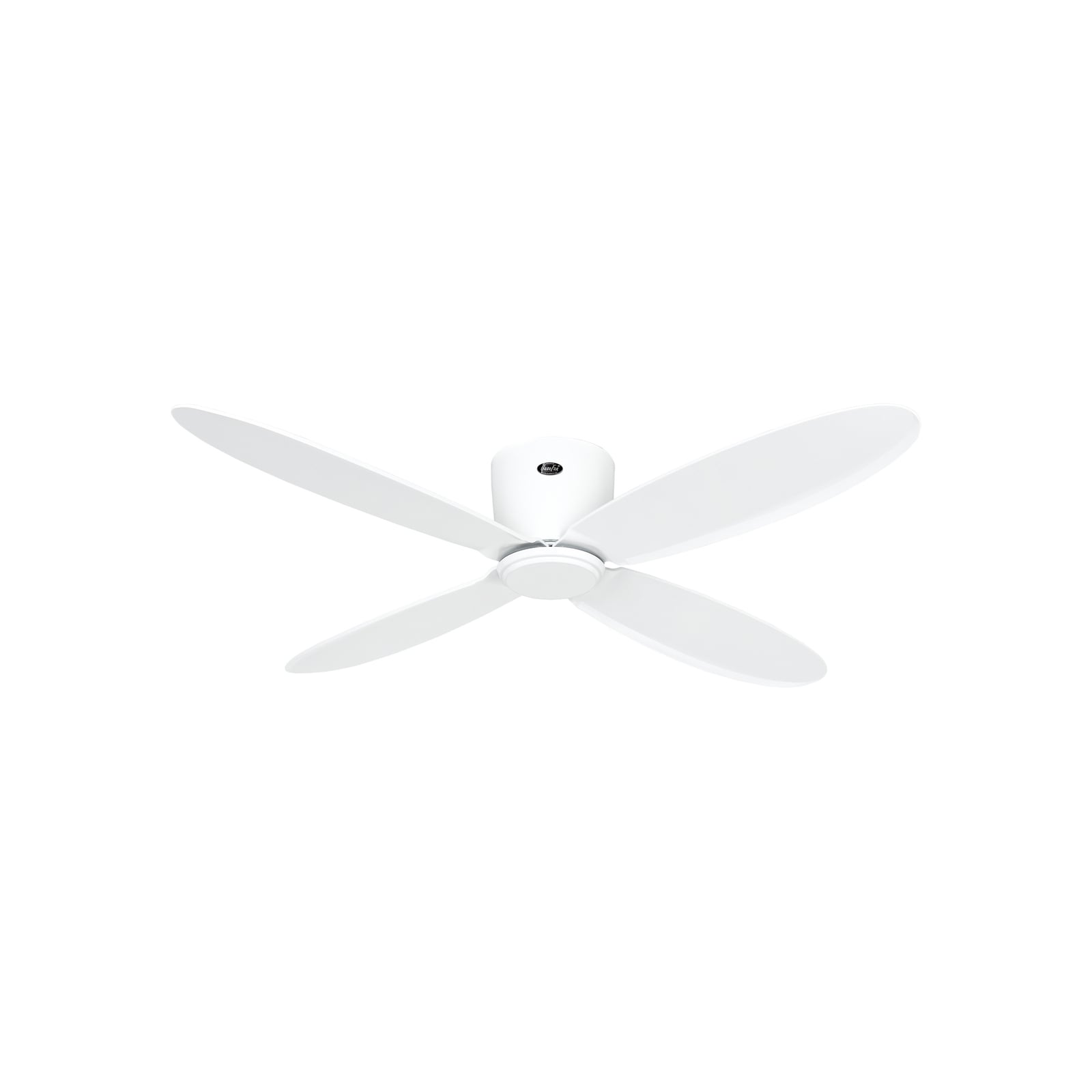 Smart takvifte Eco Plano II Ø132 cm hvit DC med fjernkontroll forfra