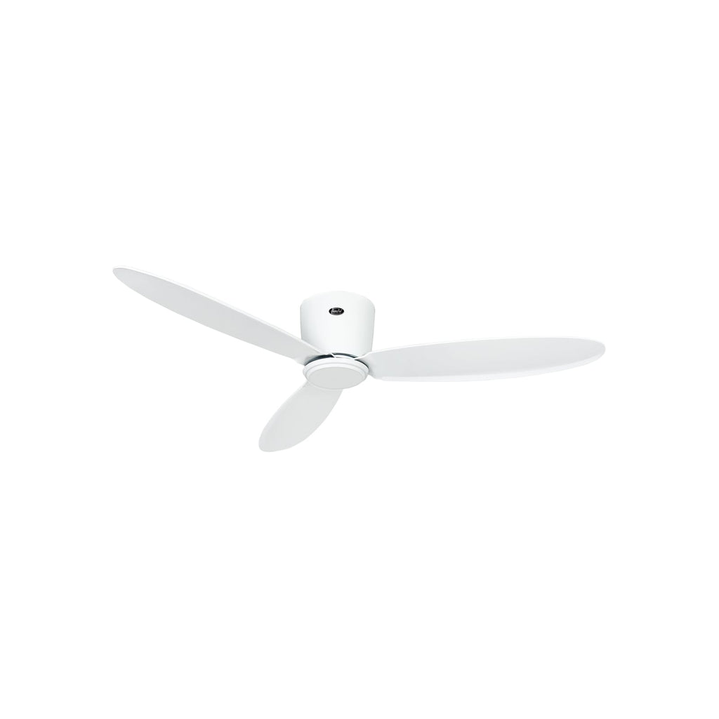 Smart takvifte Eco Plano II Ø132 cm hvit DC bakside og veggfeste for fjernkontroll