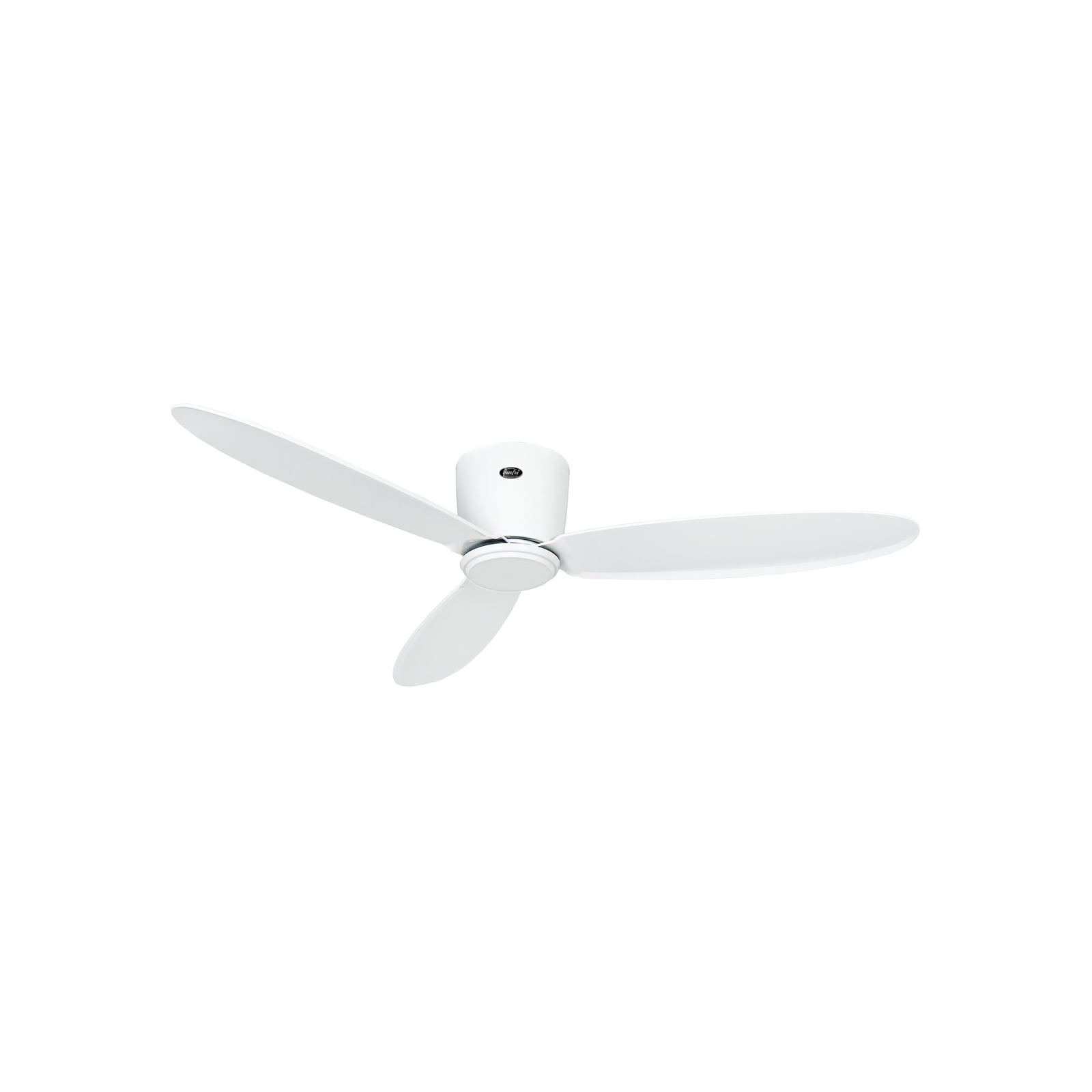 Smart takvifte Eco Plano II Ø132 cm hvit DC bakside og veggfeste for fjernkontroll