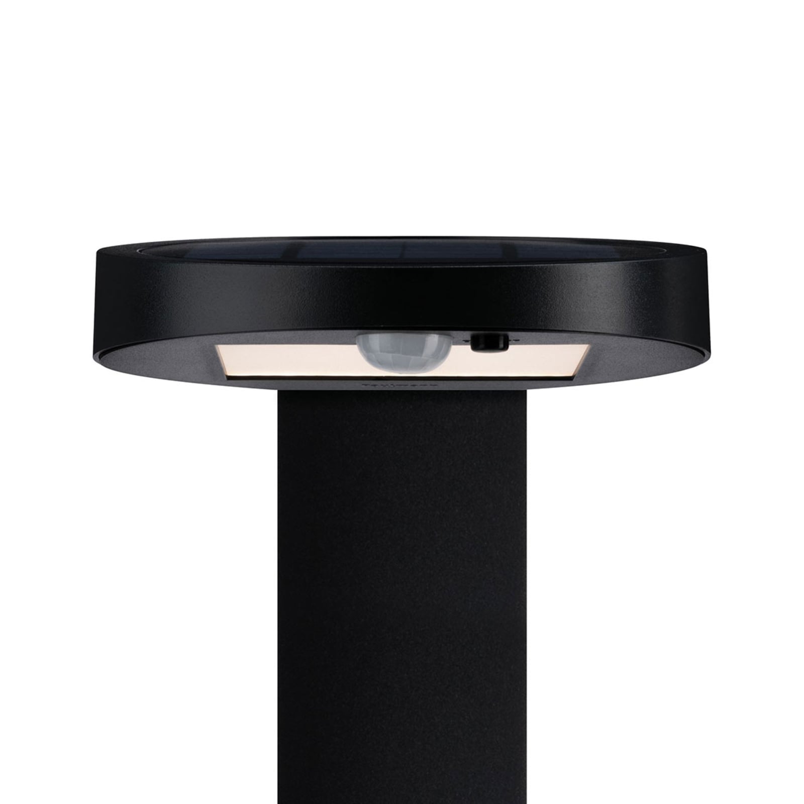 Solar LED pullertlys Ryse med bevegelsessensor antrasitt IP44 detalj