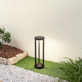 Solar LED sti-lampe Nilea med bevegelsessensor forfra svart